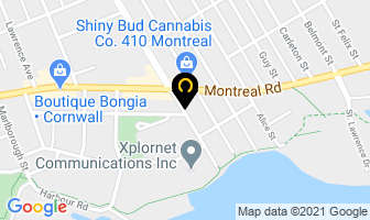 Superior Roofing & General Contracting in Cornwall map