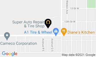 Superior Sign Service Ltd in Saskatoon map