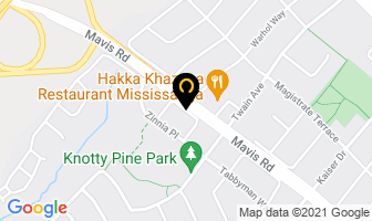 Supreme Tires Ltd in Mississauga map