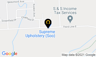 Supreme Upholstery (Soo) Ltd in East Angus map