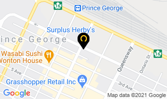 Surplus Herby's in Prince George map