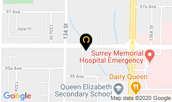 Surrey Alliance Church in Surrey map