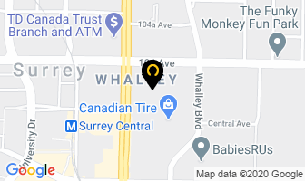 Surrey Business Improvement Co in Surrey map