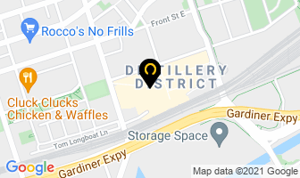 Susan Harris Design in Orillia map