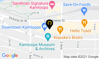 Susan Ralph Registry Services Ltd in Kamloops map