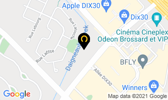 Sushi Shop Quartier Dix30 in Brossard map