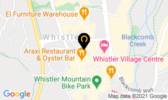 Sushi To Go in Whistler map