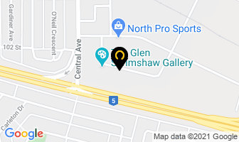 Sutherland Curling Club in Saskatoon map