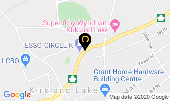 Sutherland Printing Limited in Kirkland Lake map