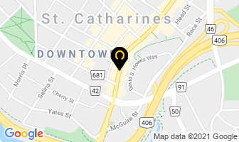 Sutra Night Club in St. Catharines map