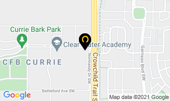 Sw Chinook Soccer Assn in Calgary map