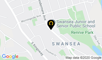 Swansea Jr & Sr Ps in Toronto map