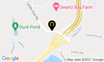 Swartz Bay Farm in North Saanich map