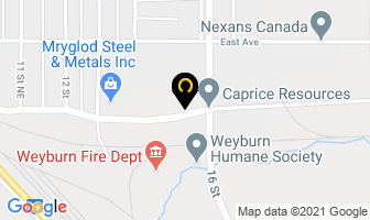 Swayze Concrete Ltd in Weyburn map