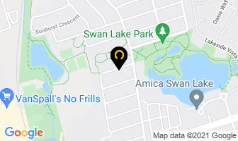 Sweet Peony Press in Markham map