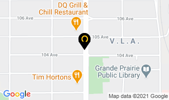 Sweet Serenity Massage in Grande Prairie map