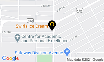 Swirls Ice Cream in Medicine Hat map