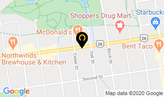 Swiss Canadian Bakery Cafe in Collingwood map