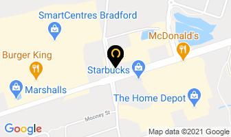 Swiss Chalet in Bradford West Gwillimbury map