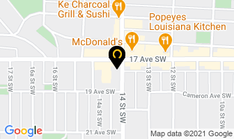 Swiss Watch Clinic in Calgary map