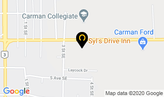 Syl's Drive Inn in Carman map