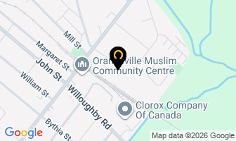 Synergy Exteriors in Orangeville map