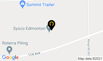 Sysco Edmonton in Acheson map
