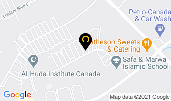 T 1 Fulfillment in Mississauga map