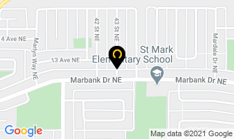 T D Refrigeration Ltd in Calgary map