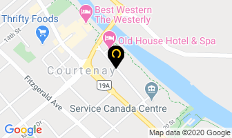 T Dale Roberts in Courtenay map