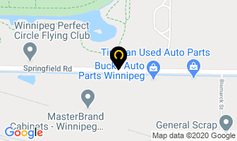 T-Four Landscaping in Winnipeg map