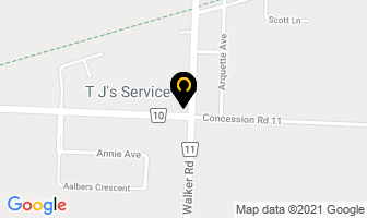 T J's Service in Essex County map
