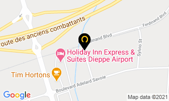 T M G Countertops Inc in Moncton map