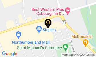 T-Zone in Cobourg map