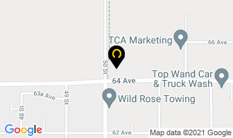 Taber Evangelical Mennonite Church in Taber map