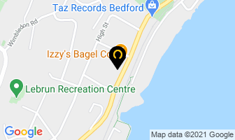 Tabrizi Oriental Rugs in Halifax map