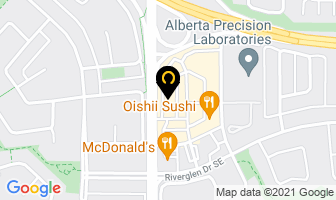 Taco Bell in Calgary map