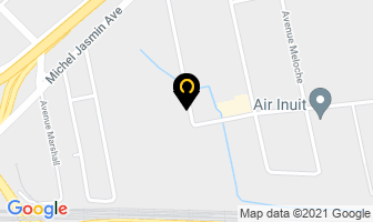 Taglin International in Dorval map