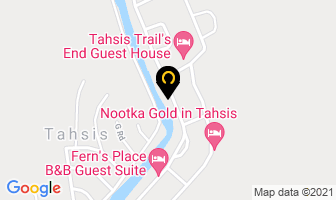 Tahsis Springs Condo in Tahsis map