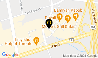 Taj Mahal in Richmond Hill map
