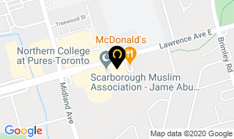Takbeer Halal Meat in Orillia map