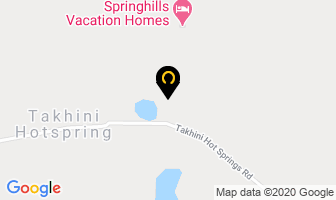 Takhini Hot Springs in Whitehorse map