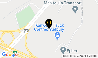 Talevi Welding in Sudbury map
