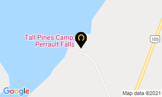 Tall Pines Camp in Kenora, Unorganized map