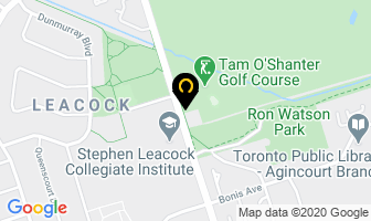 Tam Oshanter Golf Course in Orillia map