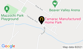Tamarac Manufactured Home Park in Fruitvale map