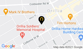Tammies Place in Orillia map