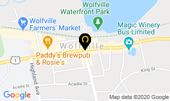 Tan Coffee in Wolfville map