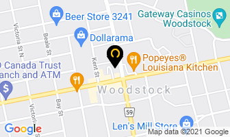 Tan Unlimited in Woodstock map