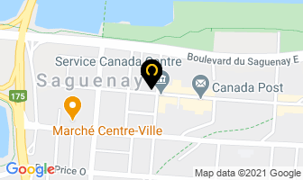 Tandem Coiffure in Guelph map